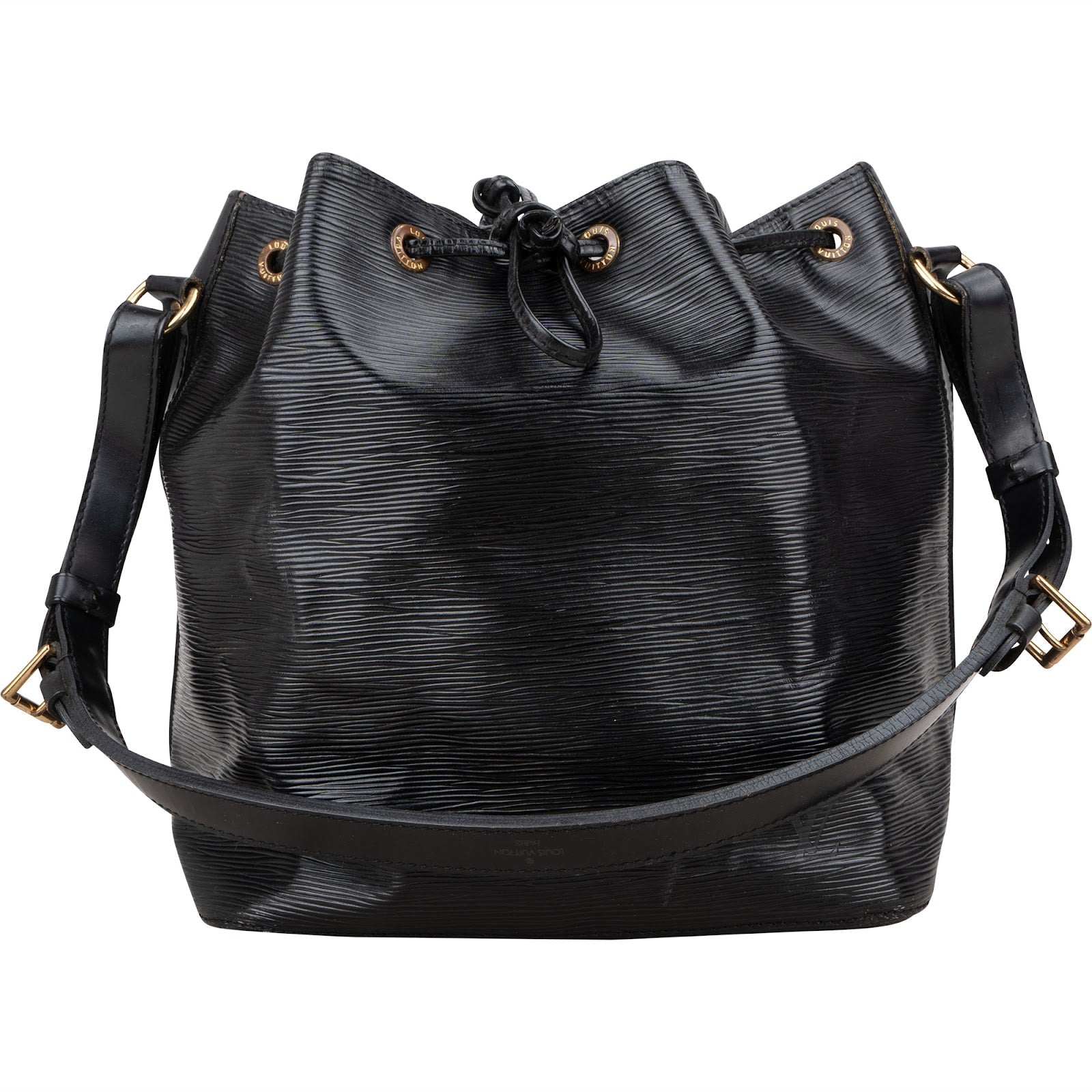 Louis Vuitton Noir Epi Leather Sac Noé Petit Shoulder Bag
