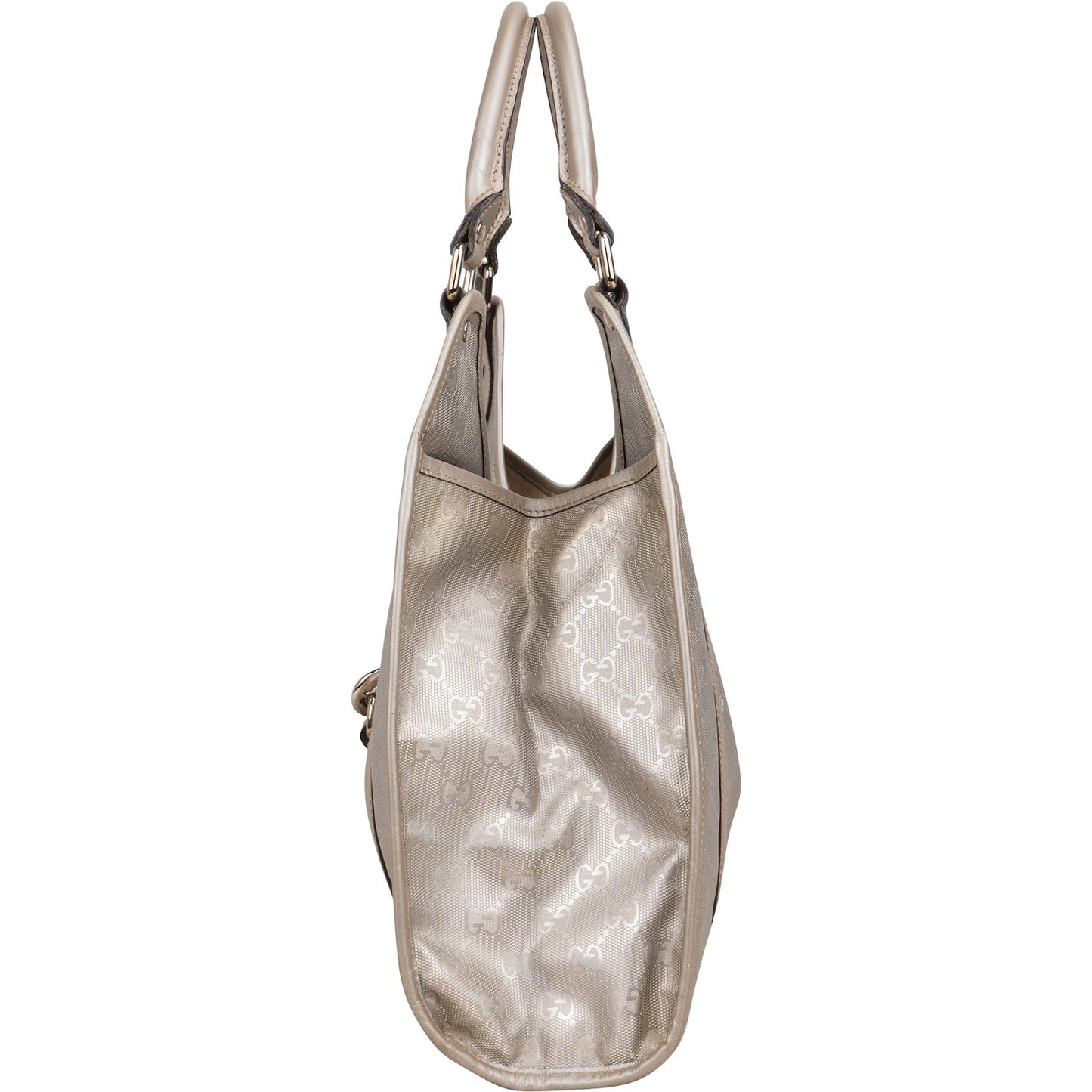 Gucci Monogram GG Imprimé Silver Jackie Shoulder Bag