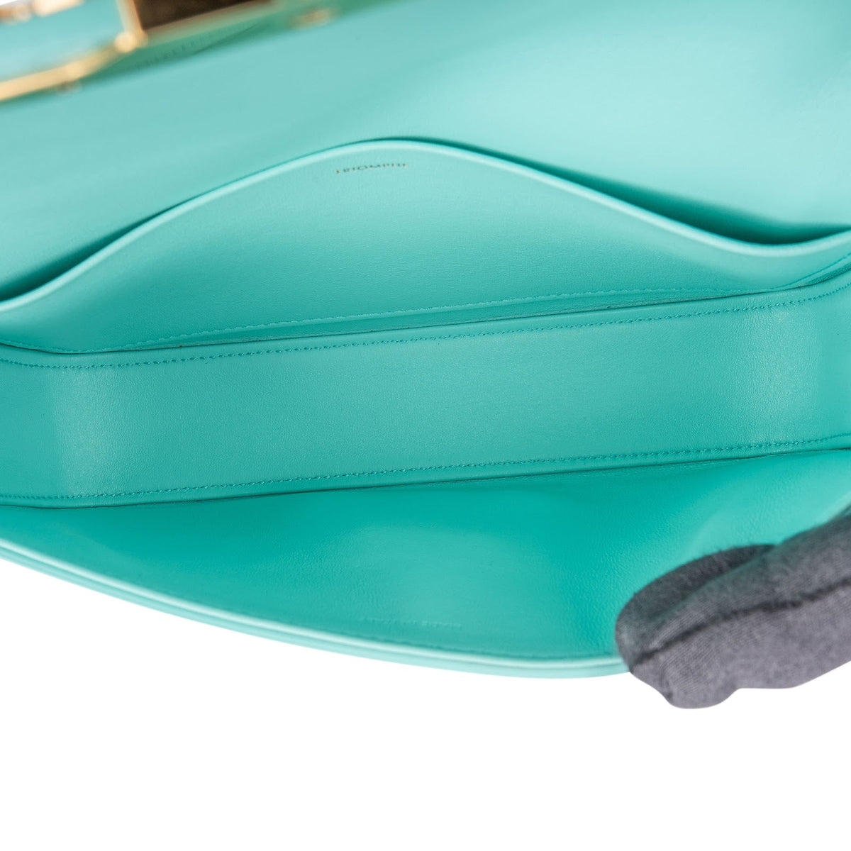 Celine Teen Triomphe Small aus Box-Kalbsleder – Ansicht 9