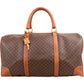 Celine Monogram Macadam Canvas Boston 45 Travel Bag