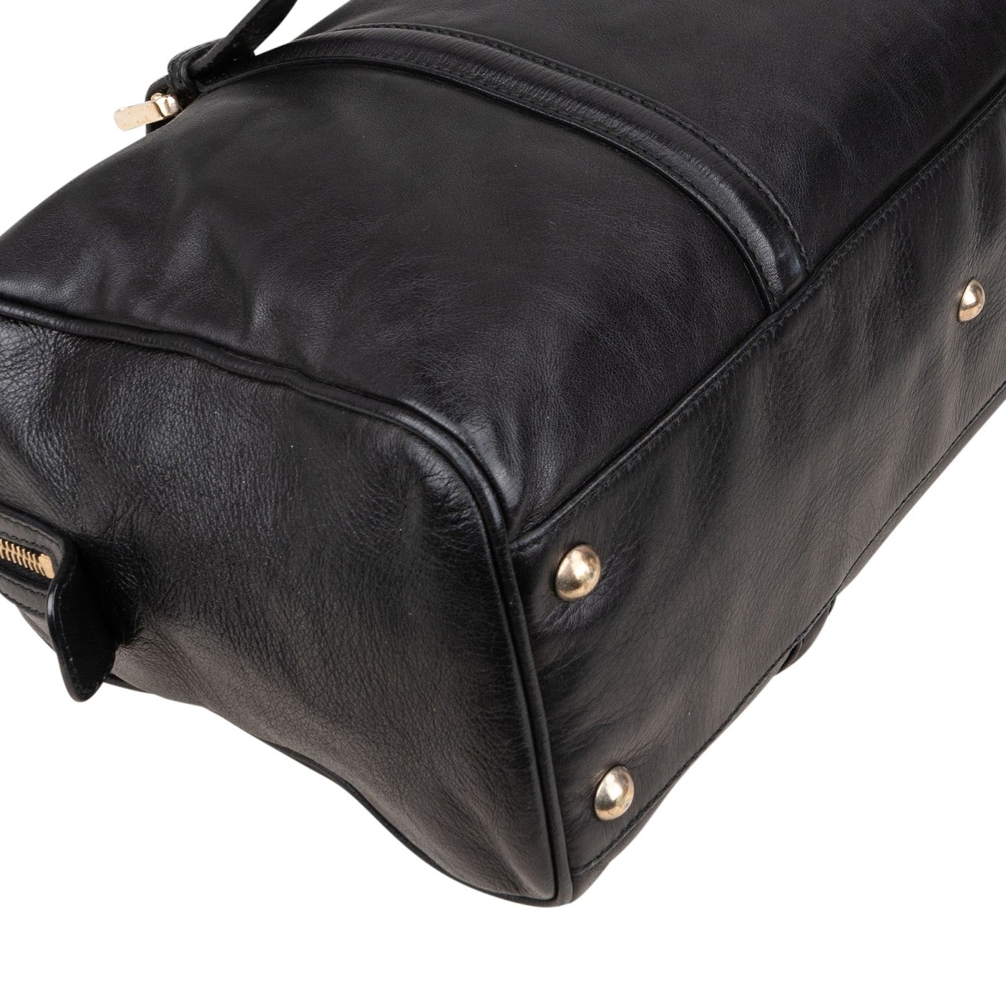Gucci Leather Britt Boston Bag Handbag