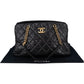 Chanel Quilted Lambskin CC Crown Tote Shoulder Bag