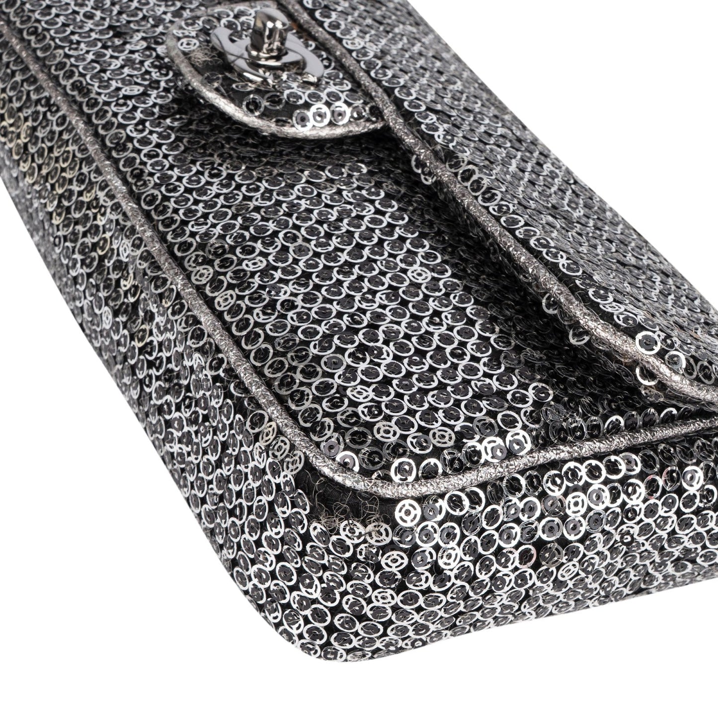 Chanel Sequin Single Flap Crossbody Bag