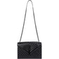 Saint Laurent Grain De Poudre Leather Large Envelope Crossbody Bag