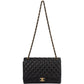 Chanel Quilted Lambskin Maxi Double Flap Crossbody Bag