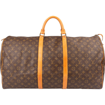 Louis Vuitton Monogram Canvas Keepall 60 Travel Bag