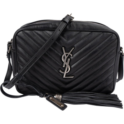 Saint Laurent Quilted Leather Lou Camera Crossbody Bag