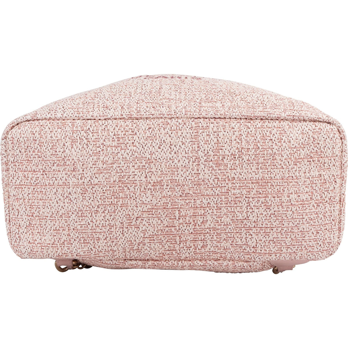Chanel Woven Tweed Deauville Drawstring Bucket Backpack