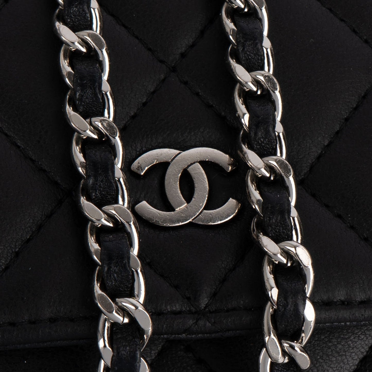 Chanel Quilted Lambskin Wallet On Chain Crossbody Bag
