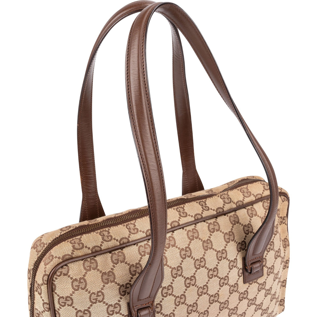 Gucci Monogram GG Canvas Vintage Shoulder Bag