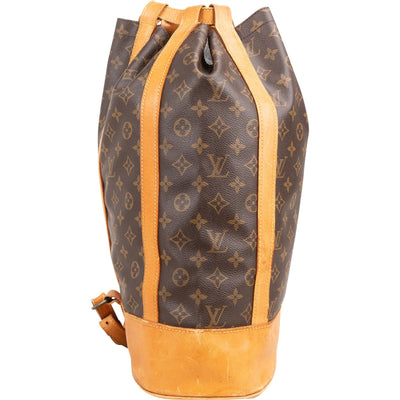 Louis Vuitton Monogram Canvas Randonnee GM Backpack Shoulder Bag
