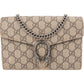Gucci Monogram GG Supreme Canvas Dionysus Wallet On Chain Crossbody Bag