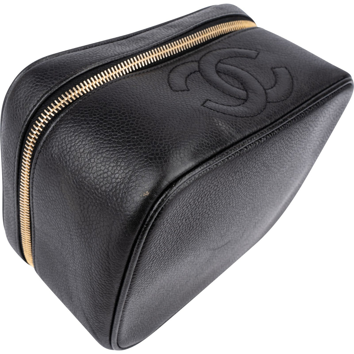 Chanel Caviar Leather Vanity Case Handbag
