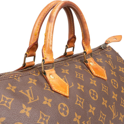Louis Vuitton Monogram Canvas Speedy 35 Handbag