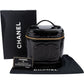 Chanel Patent Leather CC Vanity Case Handbag