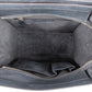 Céline Black Grained Leather Luggage Handbag