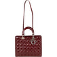 Christian Dior Quilted Patent Leather Lady Dior Handbag