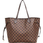 Louis Vuitton Monogram Damier Ebene Neverfull MM Shoulder Bag
