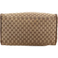 Gucci Monogram GG Canvas Web Boston Handbag