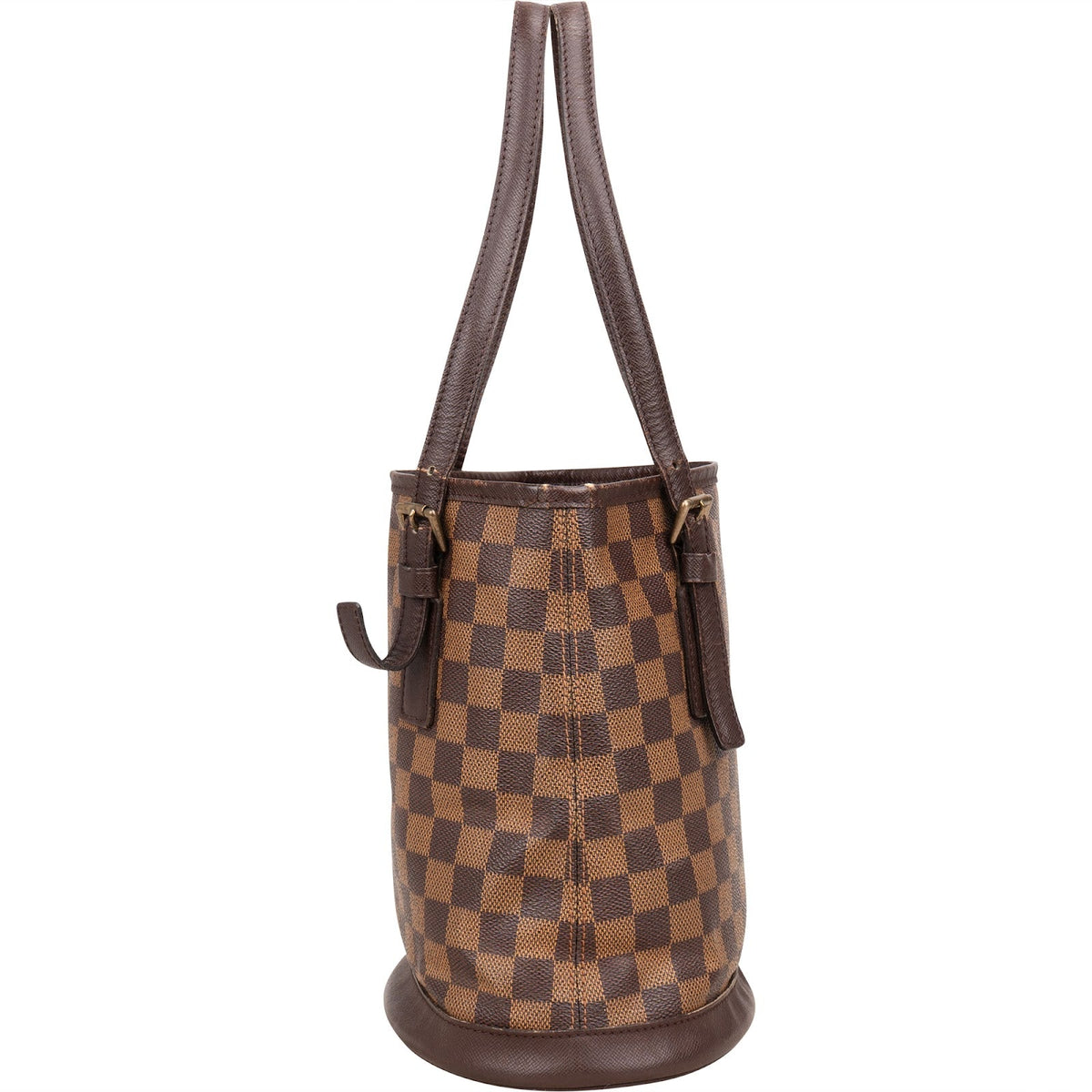 Louis Vuitton Monogram Damier Ebene Bucket PM Shoulder Bag