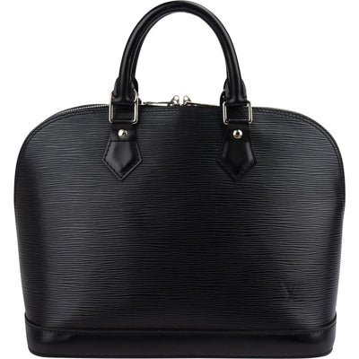 Louis Vuitton Noir Epi Alma PM Handtasche