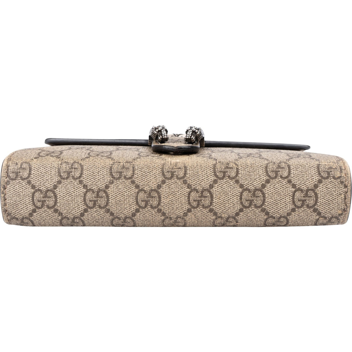 Gucci Monogram GG Supreme Canvas Dionysus Wallet On Chain Crossbody Bag