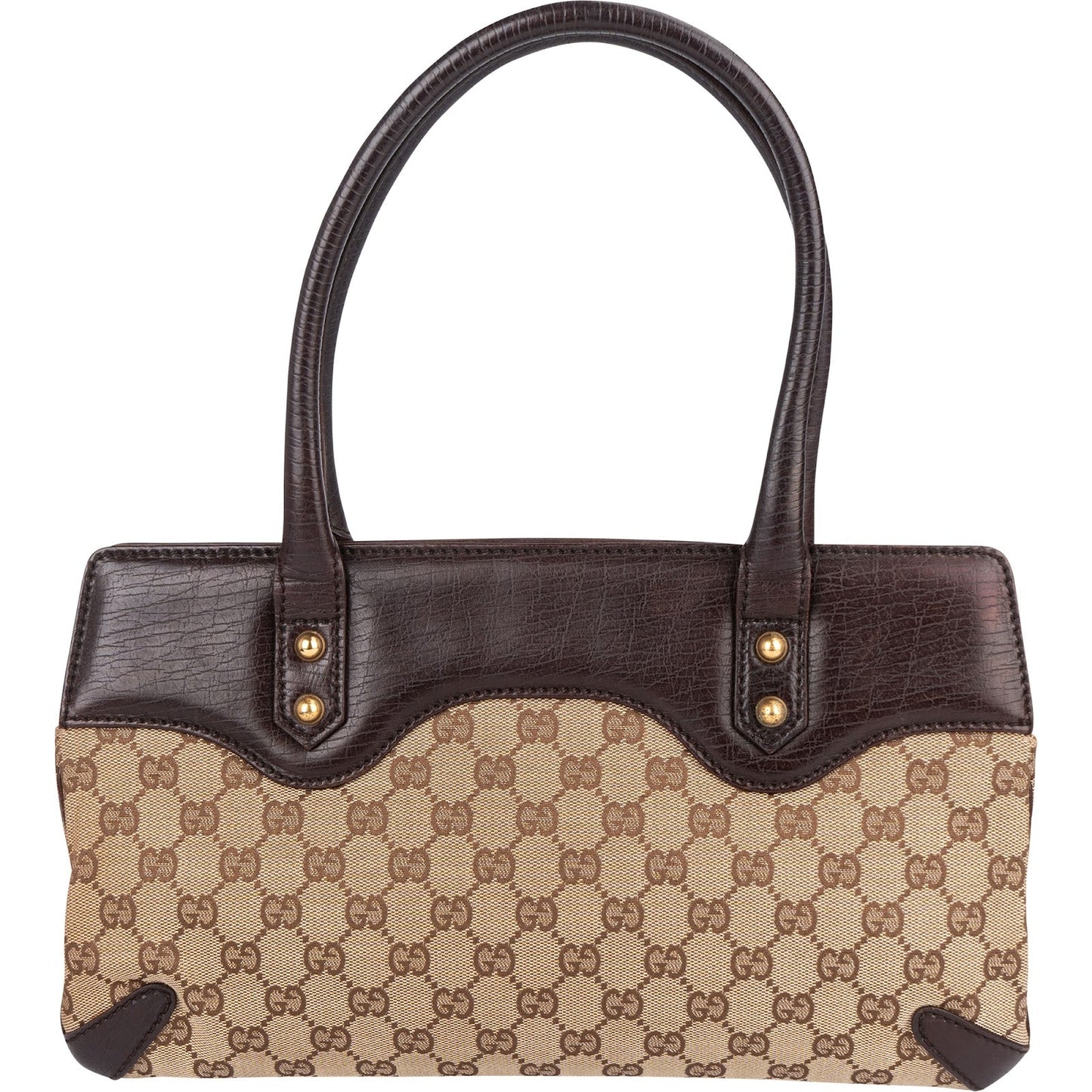 Gucci Monogram GG Horsebit Handbag