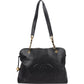 Chanel Caviar Leather CC Maxi Shopping Tote Shoulder Bag