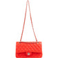Chanel Quilted Lambskin Palladium Medium Double Flap Shoulder Bag