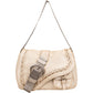 Christian Dior Gaucho Saddle Limited 259 Ivory Shoulder Bag