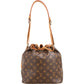 Louis Vuitton Monogram Canvas Sac Noé Petit Shoulder Bag