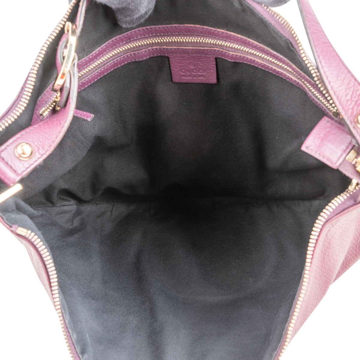 Gucci Interlocking G Britt Hobo aus genarbtem Leder – Ansicht 8