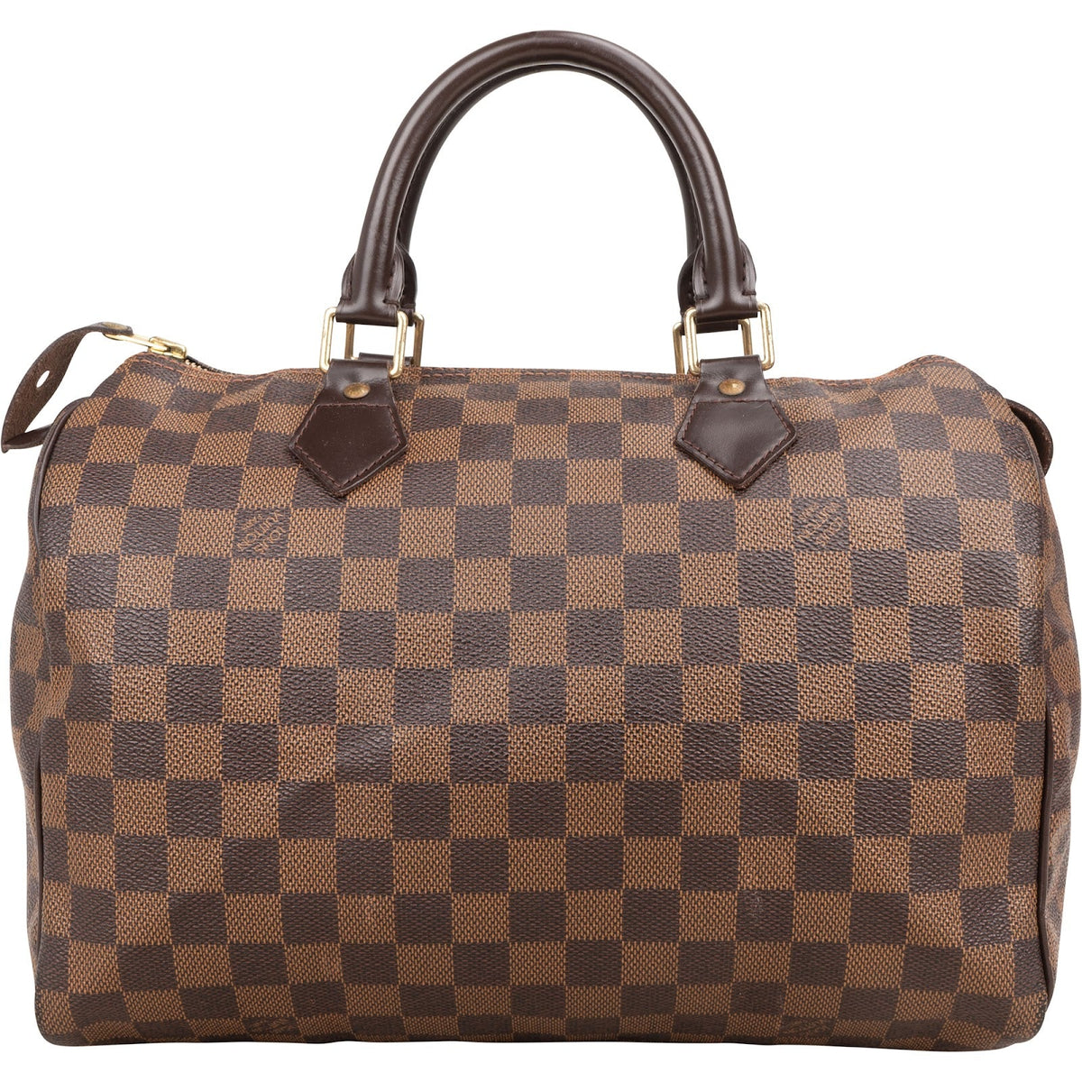Louis Vuitton Monogram Damier Ebene Speedy 30 Handbag