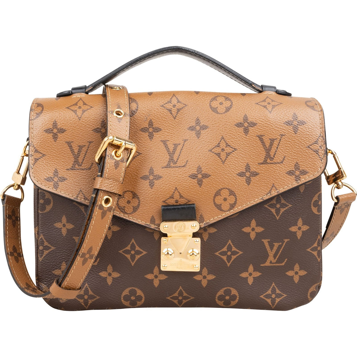 Louis Vuitton Monogram Reverse Canvas Pochette Métis Handbag