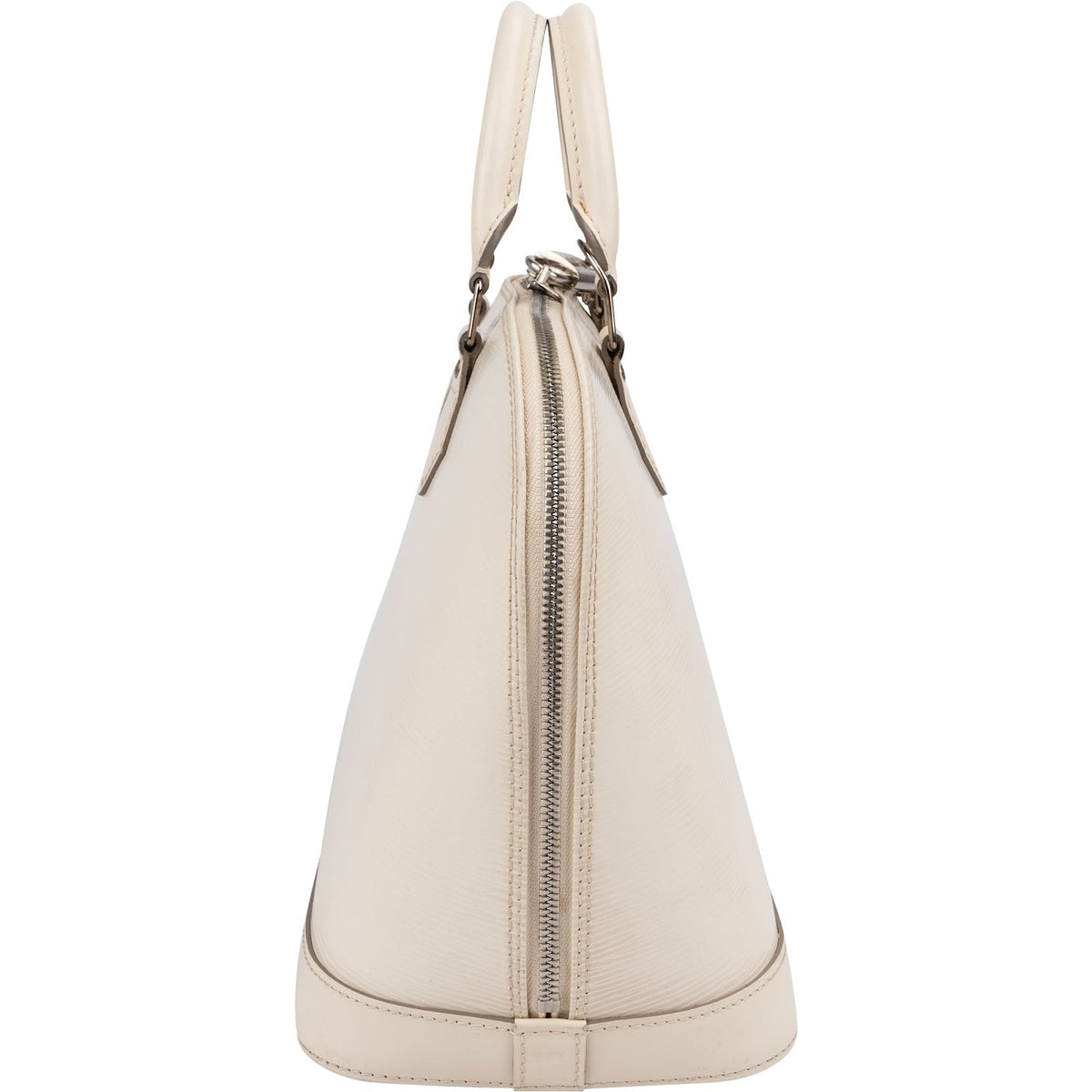 Louis Vuitton Alma PM aus weißem Epi-Leder – Ansicht 4