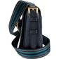 Prada Blue Saffiano Leather Shoulder Crossbody Bag