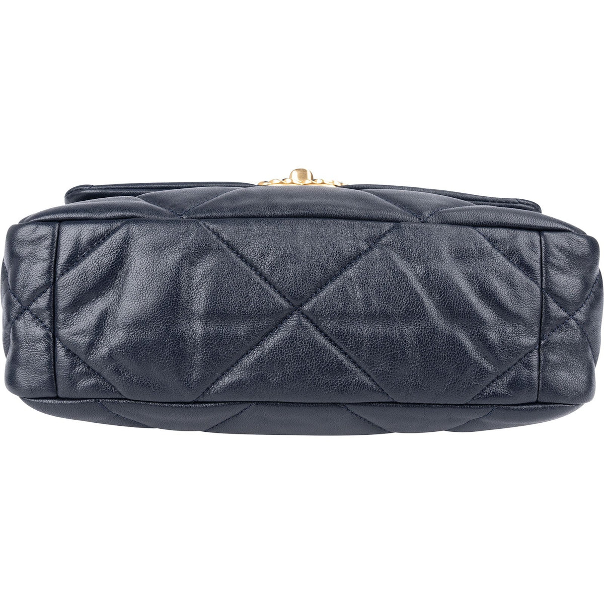 Chanel 19 Quilted Navy Lambskin Single Flap Crossbody Bag