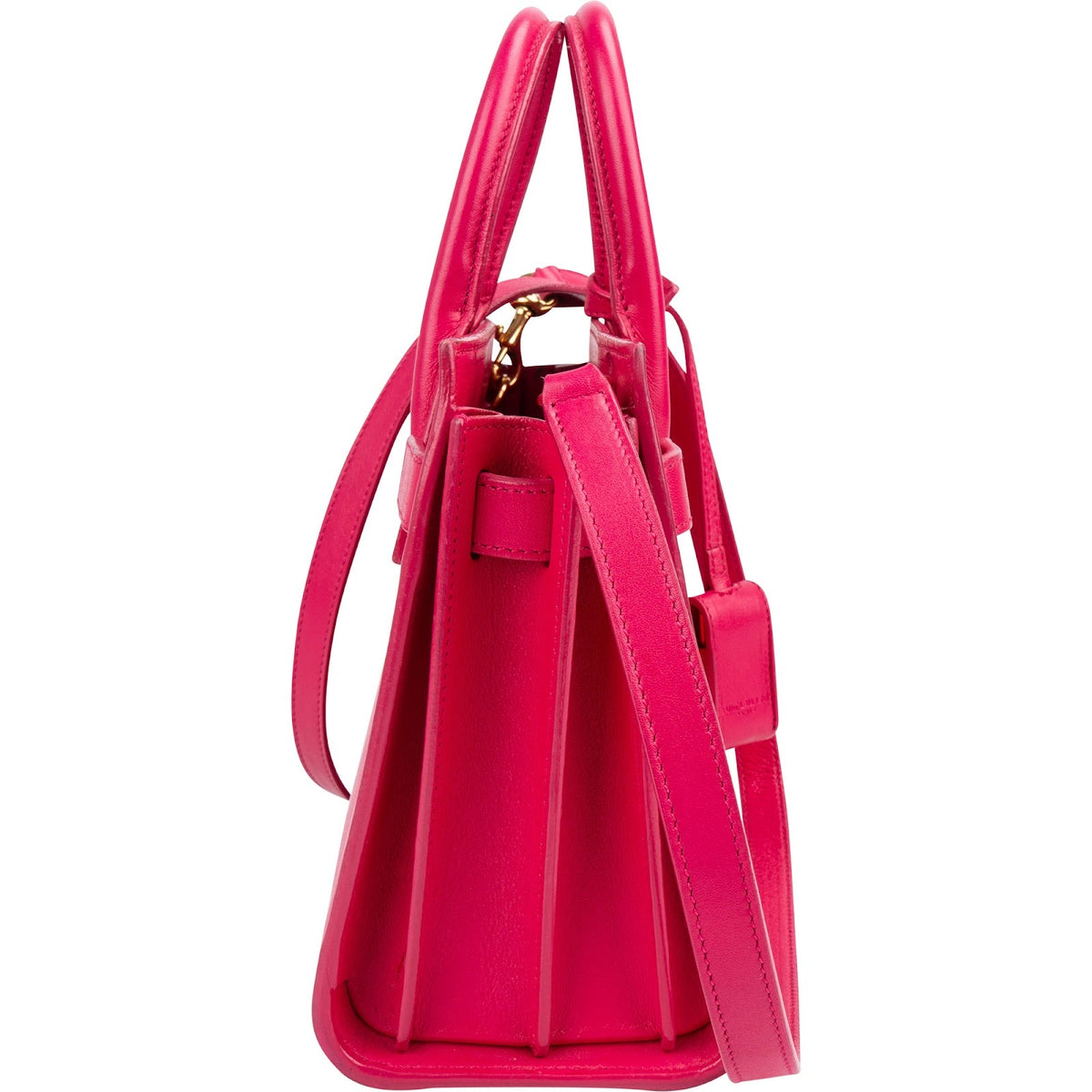 Saint Laurent Sac De Jour aus rosa Leder – Ansicht 3