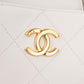 Chanel Stitching Caviar Leather Small Bowling Handbag