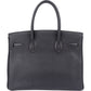 Hermès Dark Navy Bleu Togo Leather Palladium Birkin 30 Handbag
