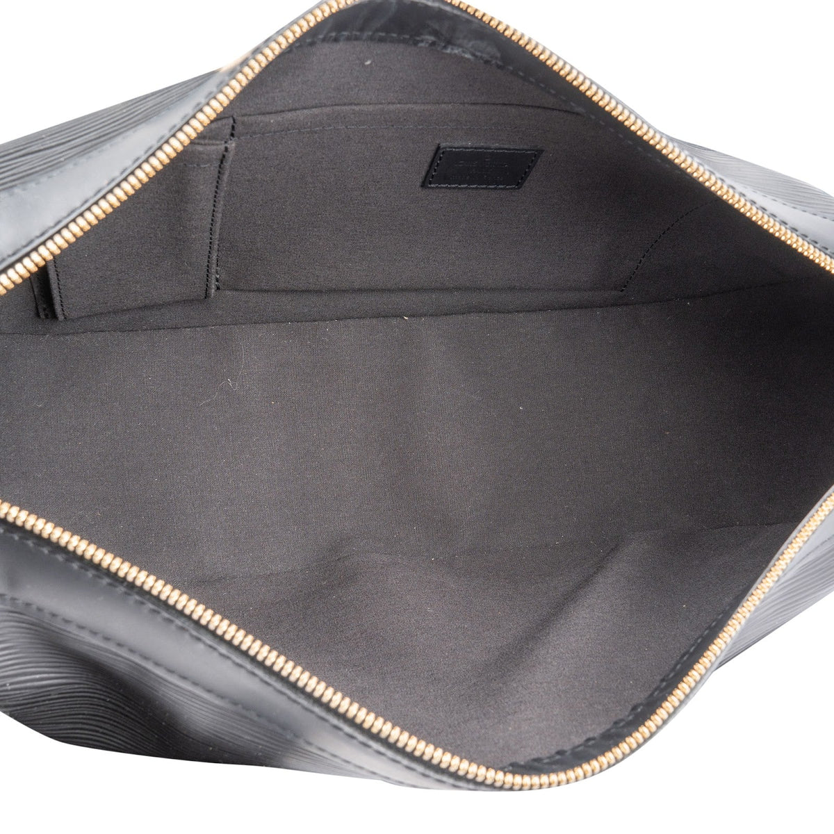 Louis Vuitton Noir Epi Leather Dhanura MM Handbag
