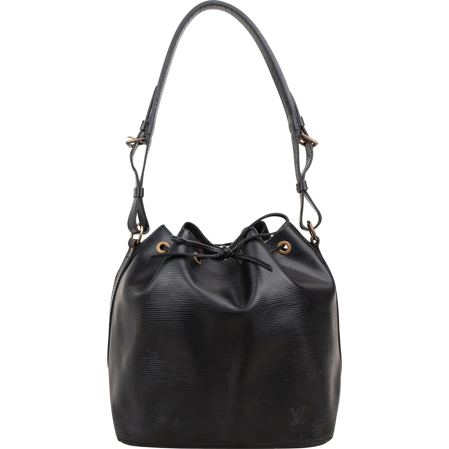 Louis Vuitton Noir Epi Leather Sac Noe Petit Shoulder Bag