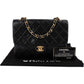 Chanel Quilted Lambskin 24K Gold Single Flap Crossbody Bag