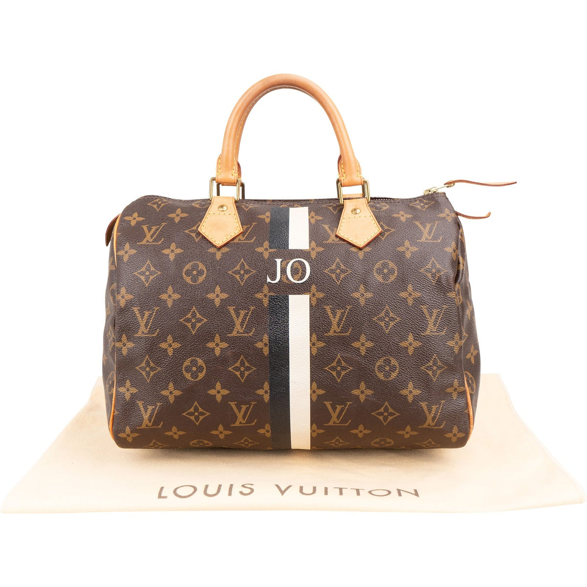 Louis Vuitton ID Monogram Canvas Speedy 30 Handbag