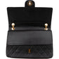 Chanel Quilted Lambskin 24K Gold Double Flap Shoulder Bag