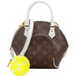 Louis Vuitton Monogram Canvas White Leather Limited Match Game On Ellipse BB Handbag