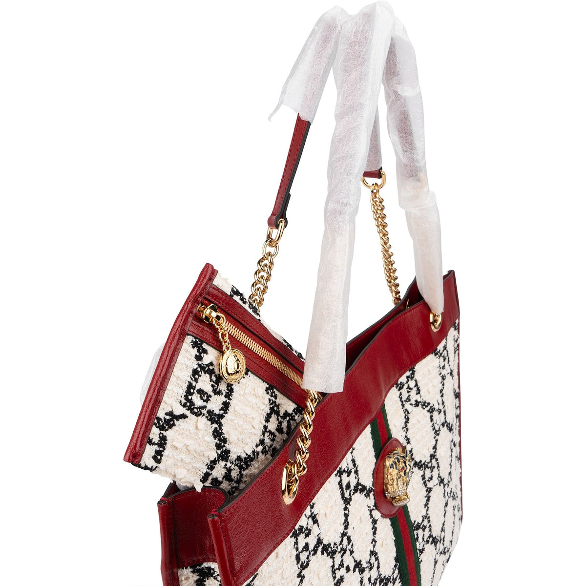 Gucci Rajah Tote aus GG Tweed – Ansicht 3