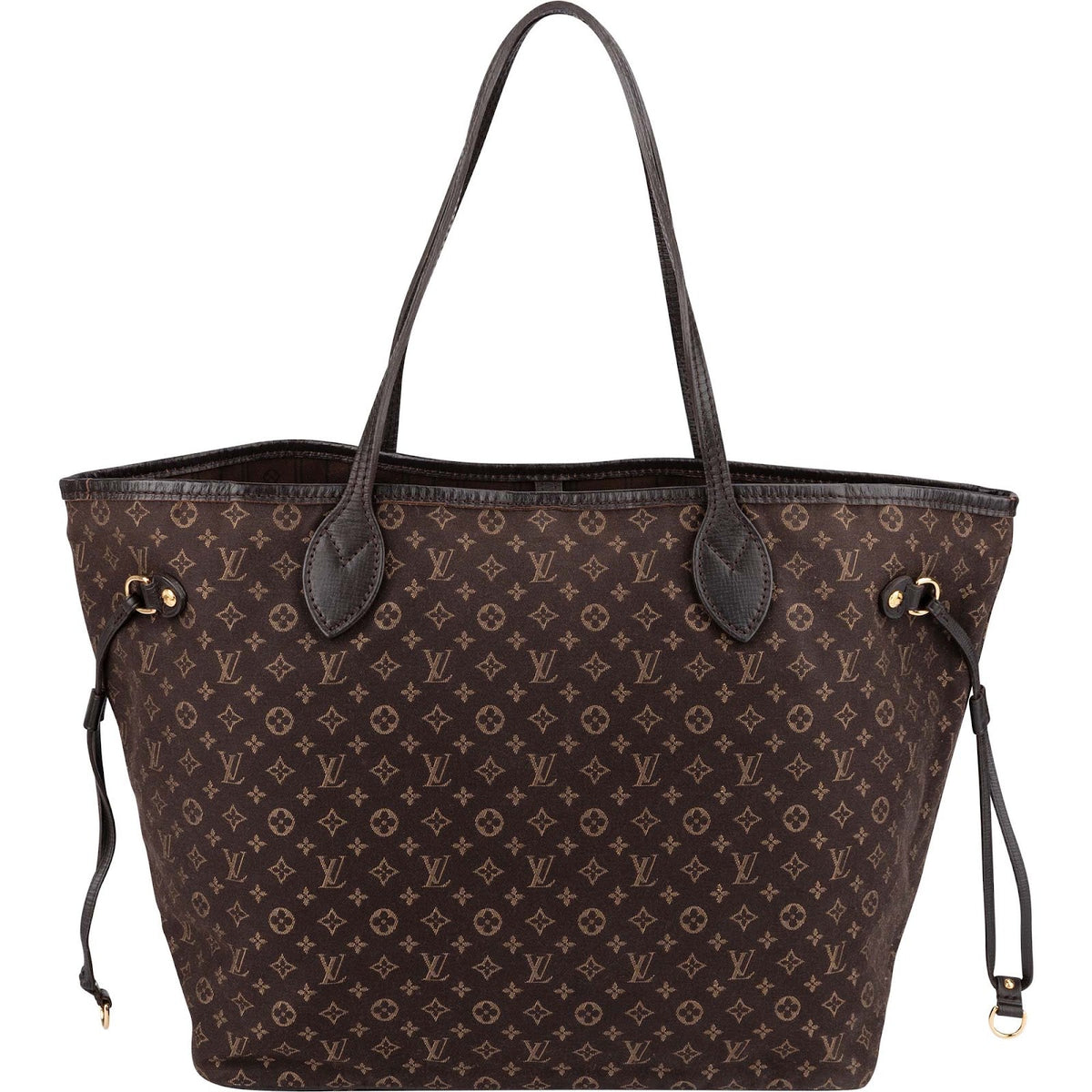 Louis Vuitton Mini Lin Monogram Neverfull MM Shoulder Bag