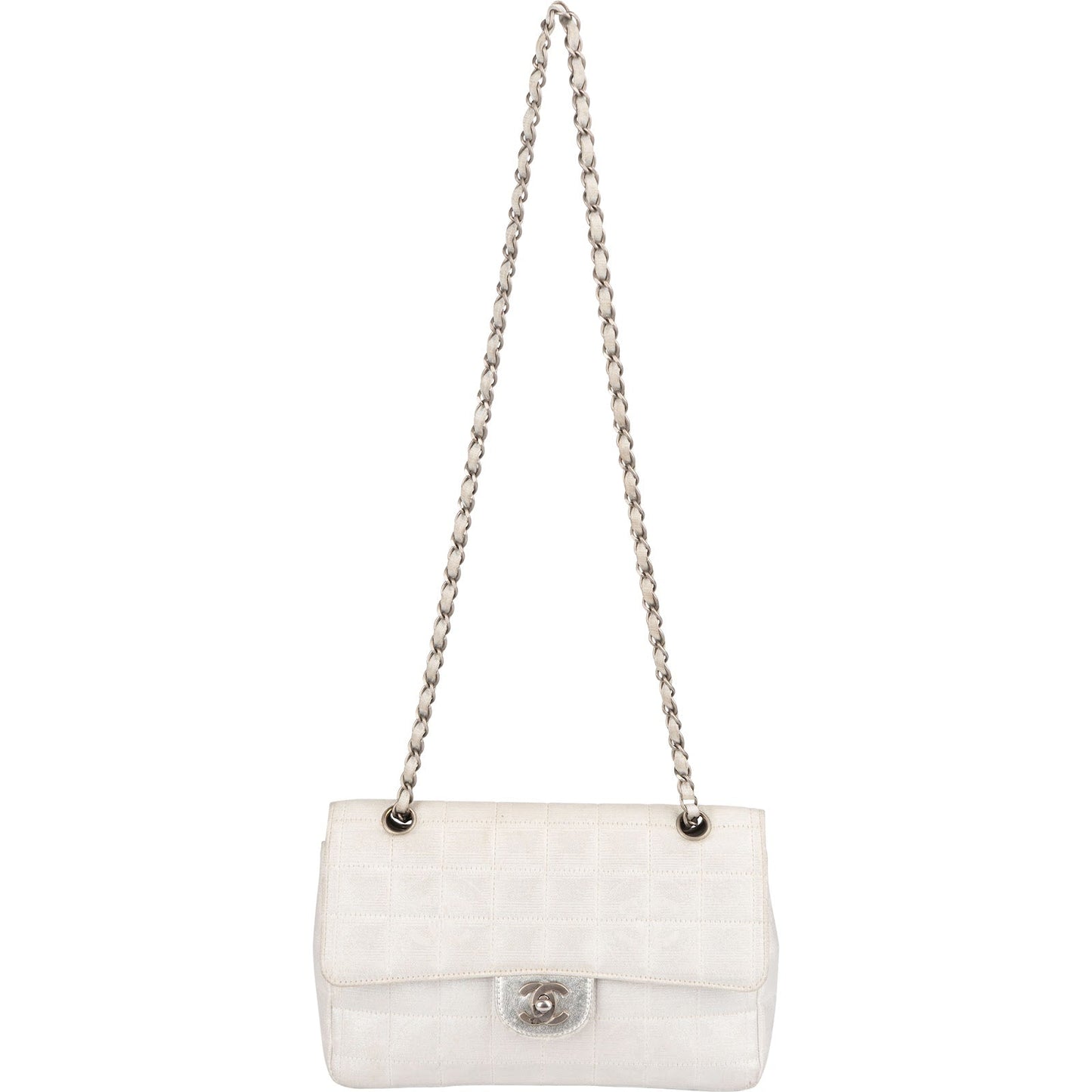 Chanel Travel Line Monogram Single Flap Shoulder Bag