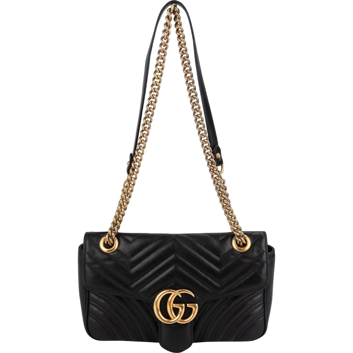 Gucci Matelassé Leather GG Marmont Shoulder Crossbody Bag